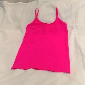 Hot pink tank top